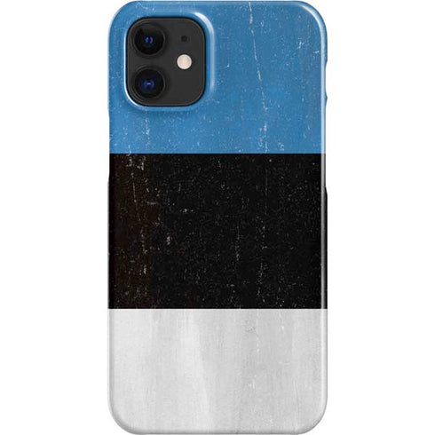 Estonia Flag Distressed iPhone 12 Mini Lite Case